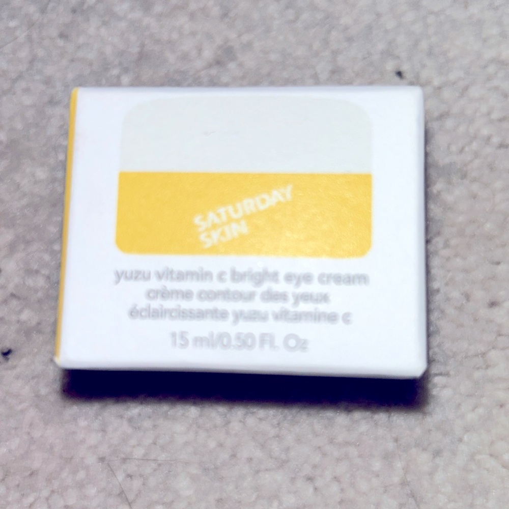 Saturday Skin Yuzu Vitamin C Bright Eye Cream